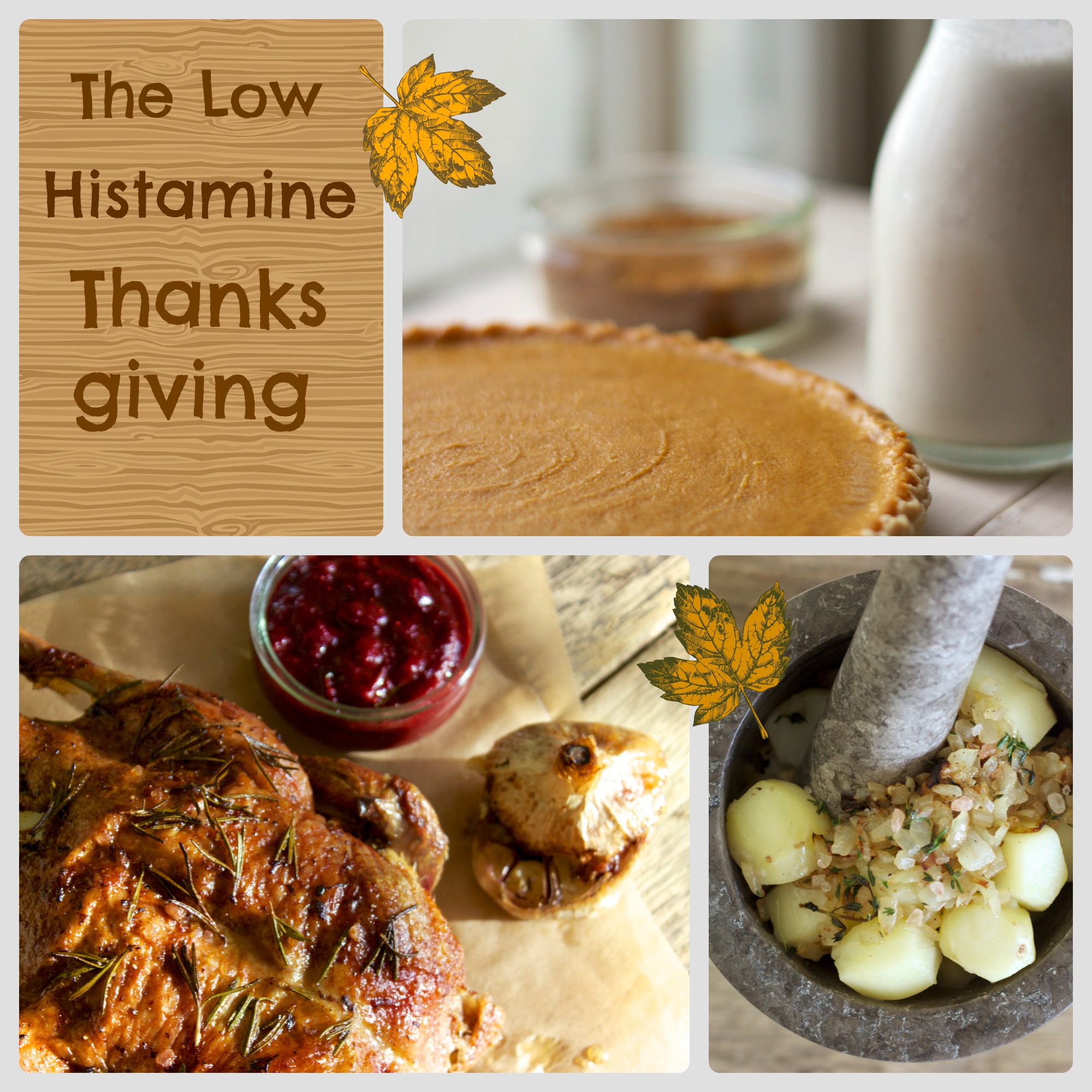 The Low Histamine Thanksgiving (paleo, low oxalate, gluten free)