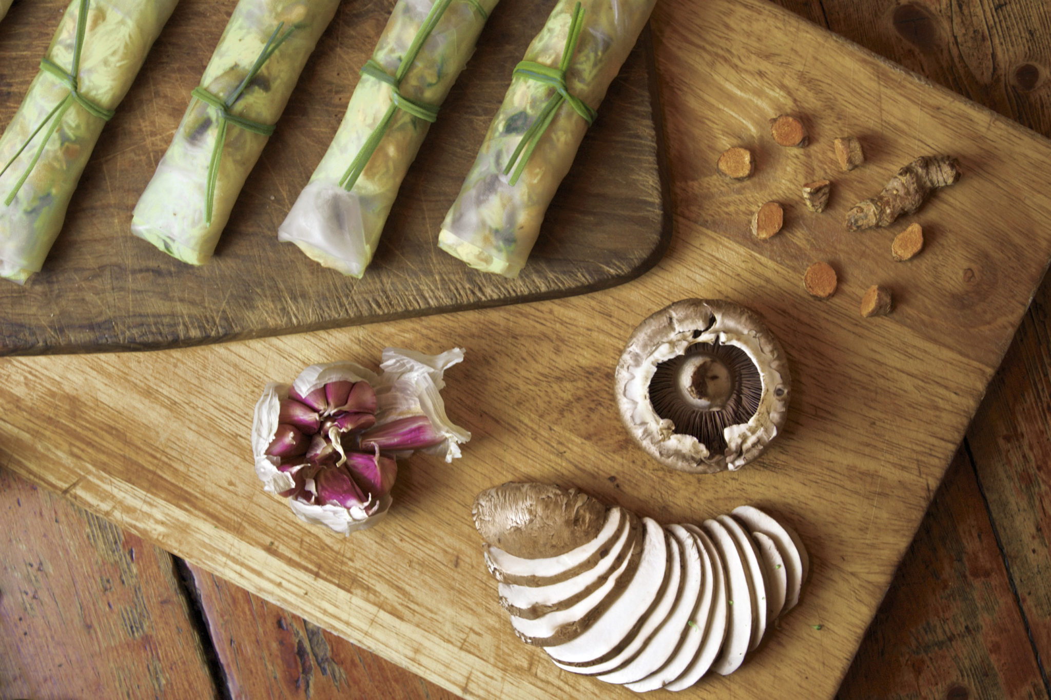 Anti-inflammatory Mushroom Summer Rolls