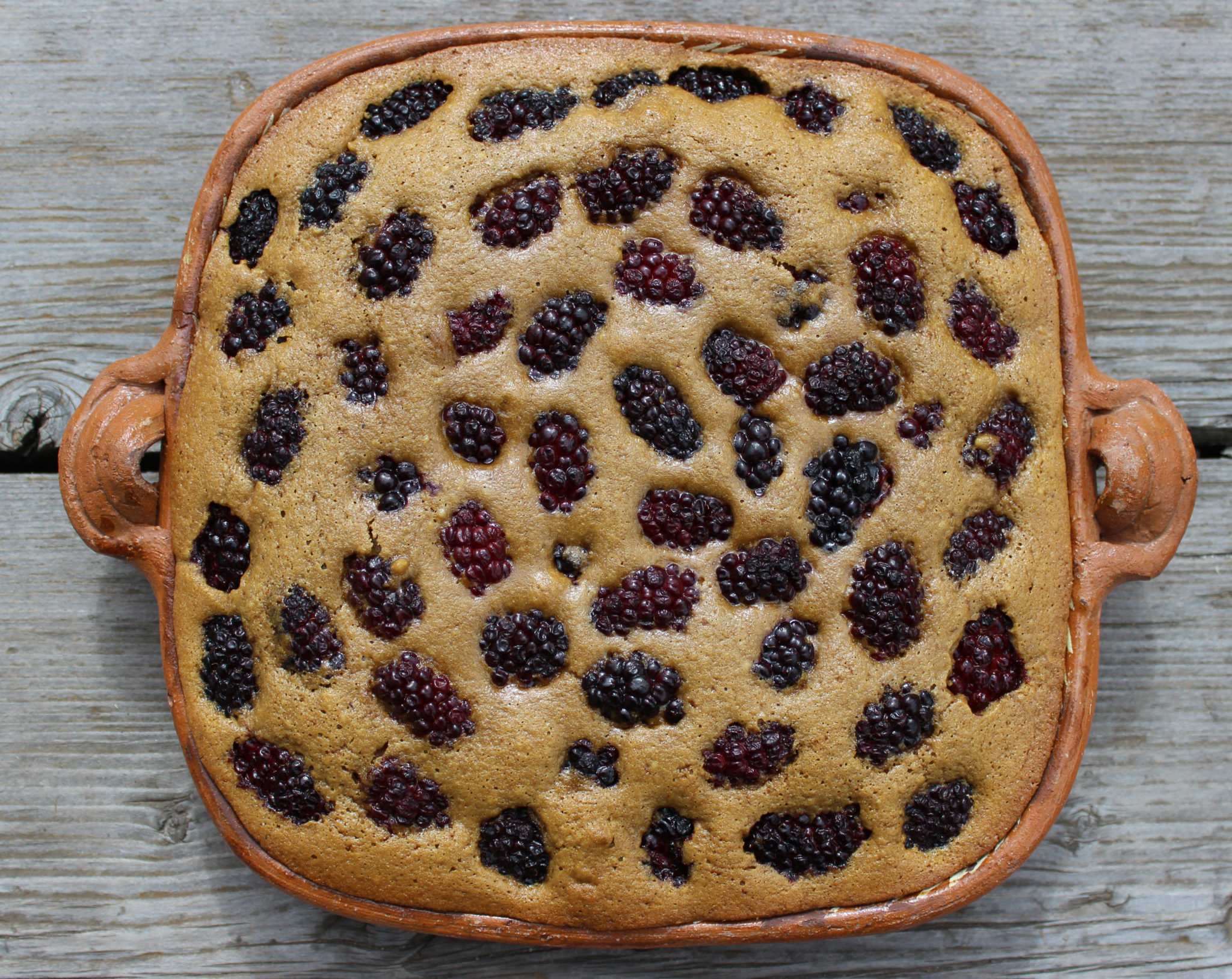 Gluten Free Blackberry Saffron Almond Cake (paleo)