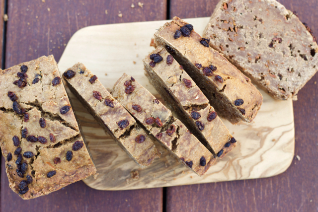 barberry cake on a wooden board