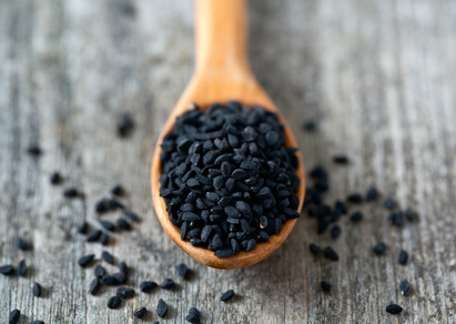 Nigella sativa for allergies, osteoporosis and flatulence