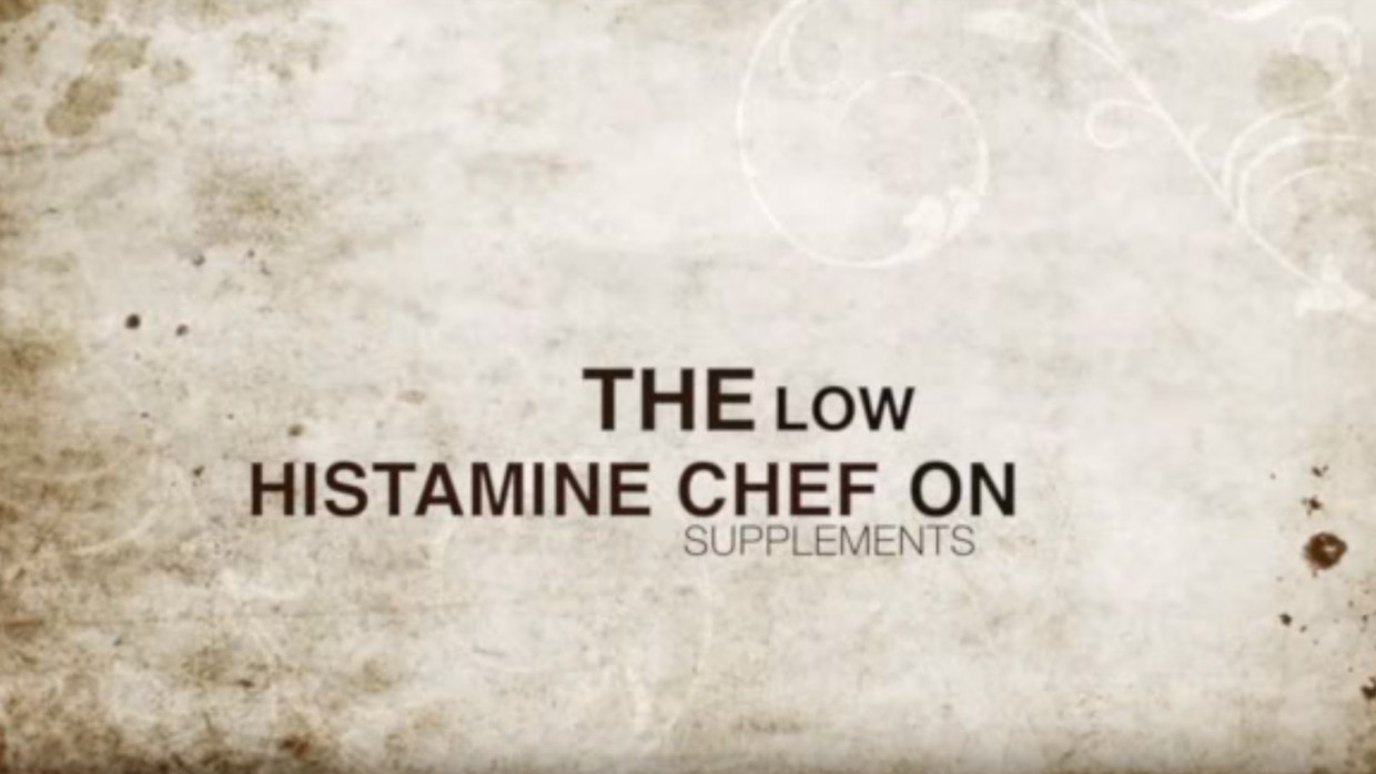 HISTAMINE INTOLERANCE/MAST CELL ACTIVATION SUPPLEMENTS YASMINA TOOK PART 1